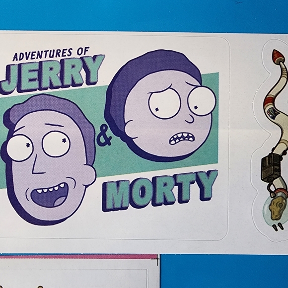 Set of 15 Rick And Morty Vending Machine Stickers, Series 4 - Picture 5 of 7